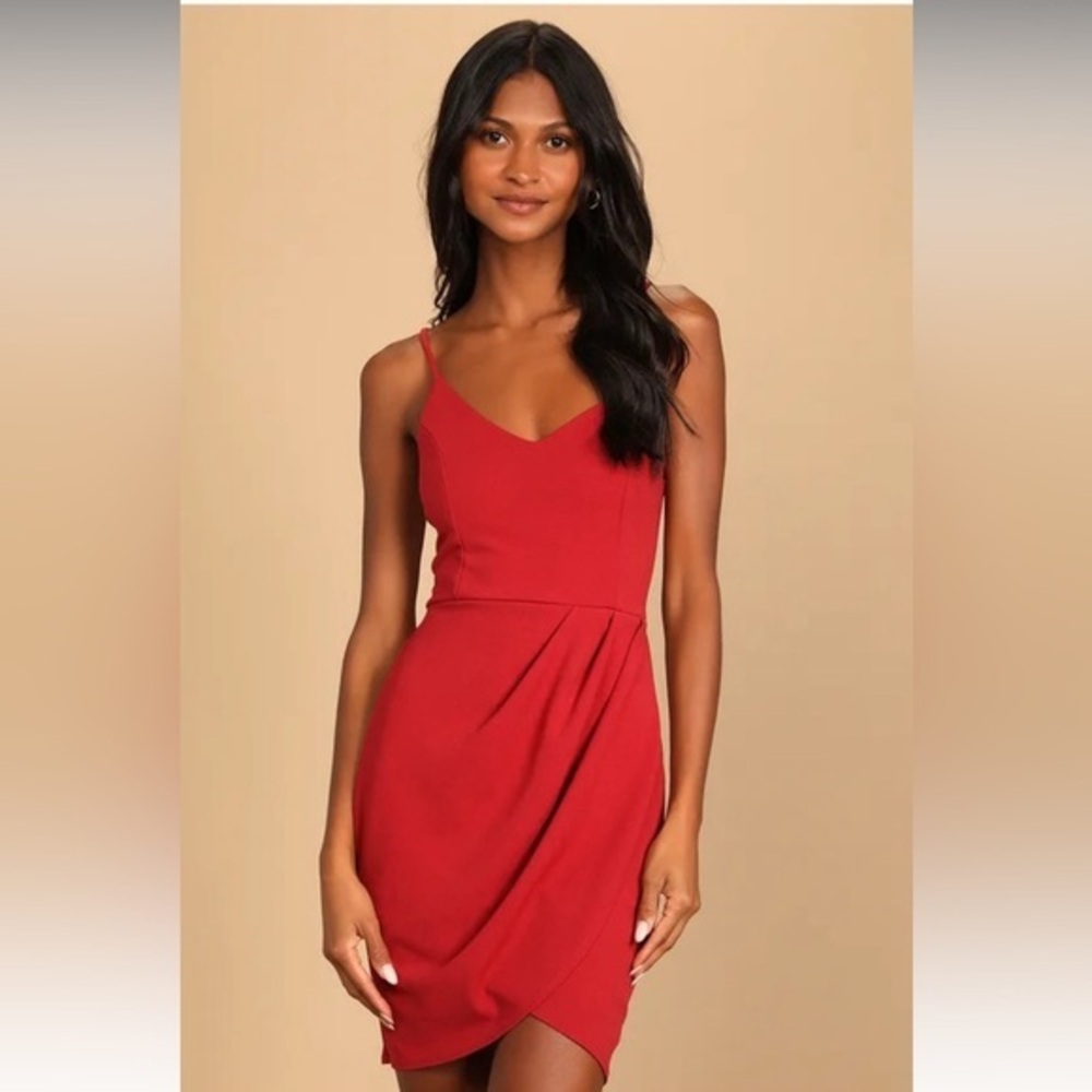 NWT Forever Your Girl Rust Red Bodycon Dress